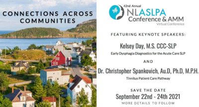 SAVE THE DATE: 2021 NLASLPA Conference