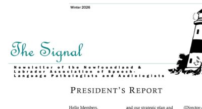 Winter 2026 NLASLPA Newsletter: The Signal