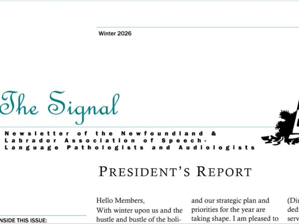Winter 2026 NLASLPA Newsletter: The Signal